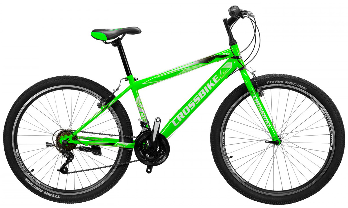 Фотография Велосипед Cross Ranger V 26" (2020) 2020 Зеленый